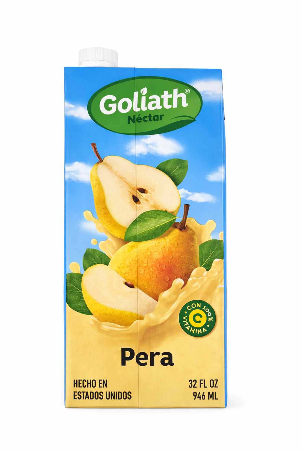 JUGO DE PERA MARCA GOLIATH ( 946 ml )